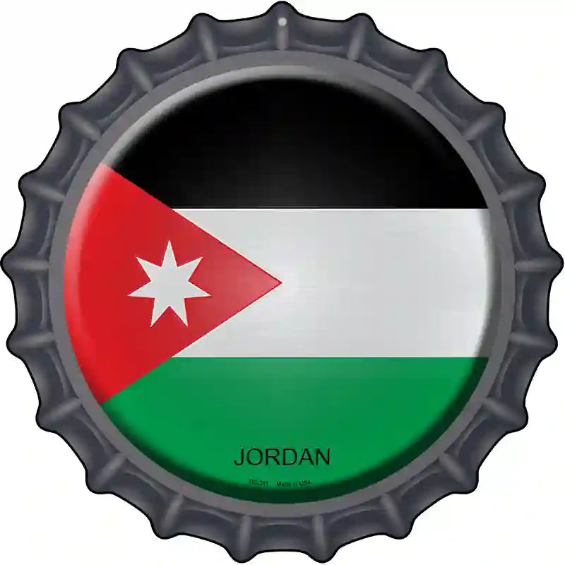 Jordan Novelty Metal Bottle Cap Sign BC-311