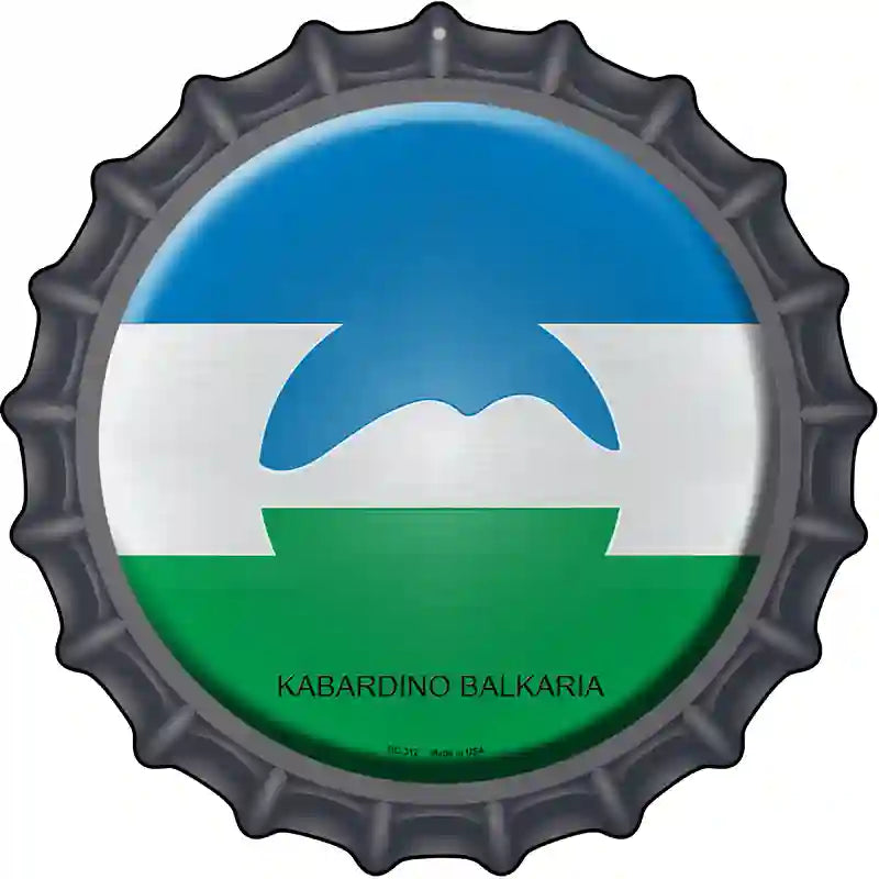 Kabardino Balkaria Novelty Metal Bottle Cap Sign BC-312