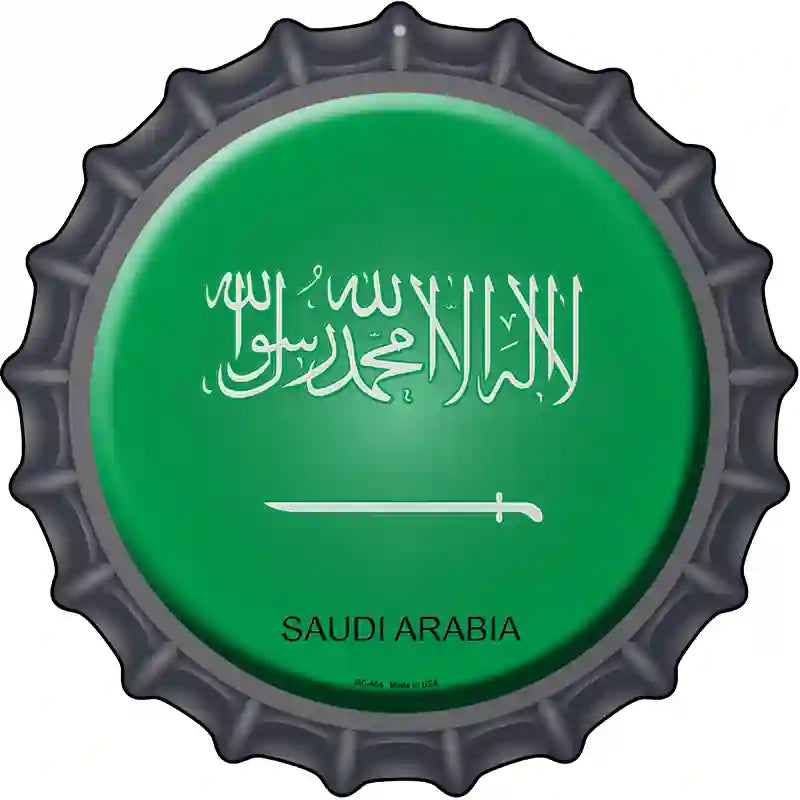 Saudi Arabia Novelty Metal Bottle Cap Sign BC-404