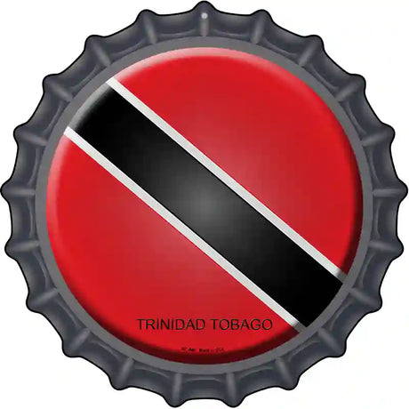Trinidad Tobago Novelty Metal Bottle Cap Sign BC-449