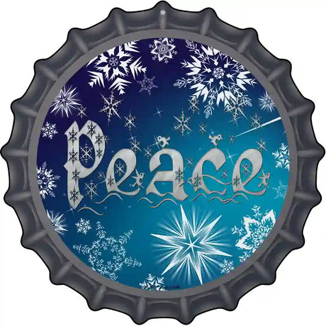 Peace Novelty Metal Bottle Cap Sign BC-560