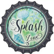Splash Zone Novelty Metal Bottle Cap Sign BC-888