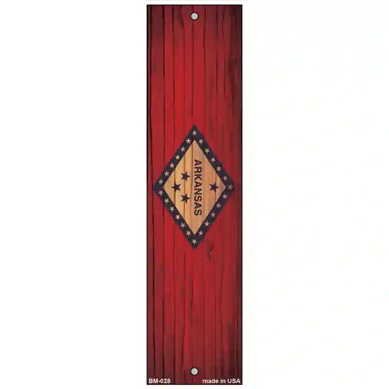 Arkansas Flag Novelty Metal Bookmark BM-028