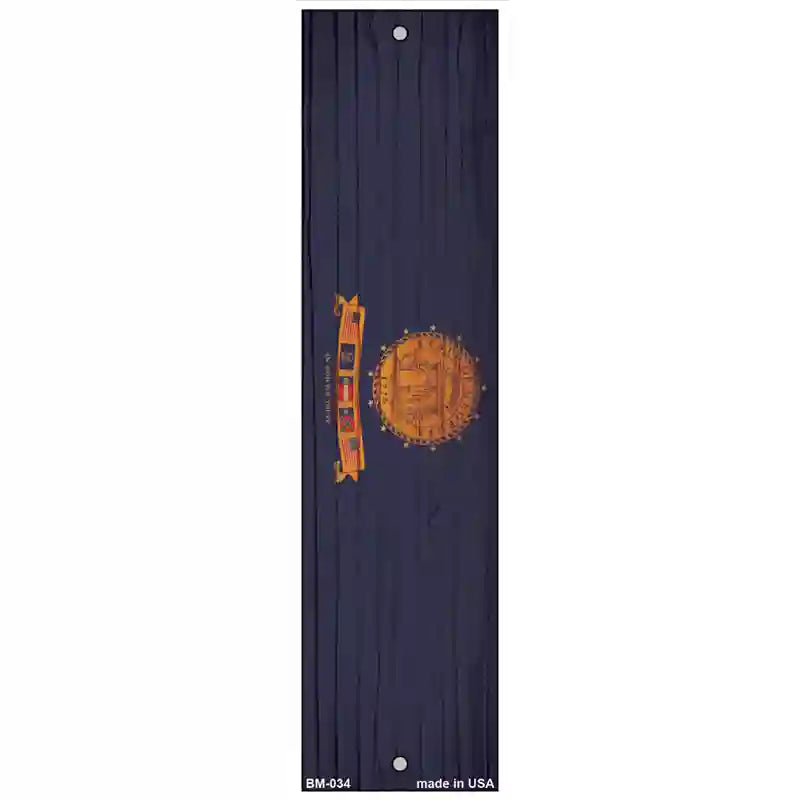 Georgia Flag Novelty Metal Bookmark BM-034