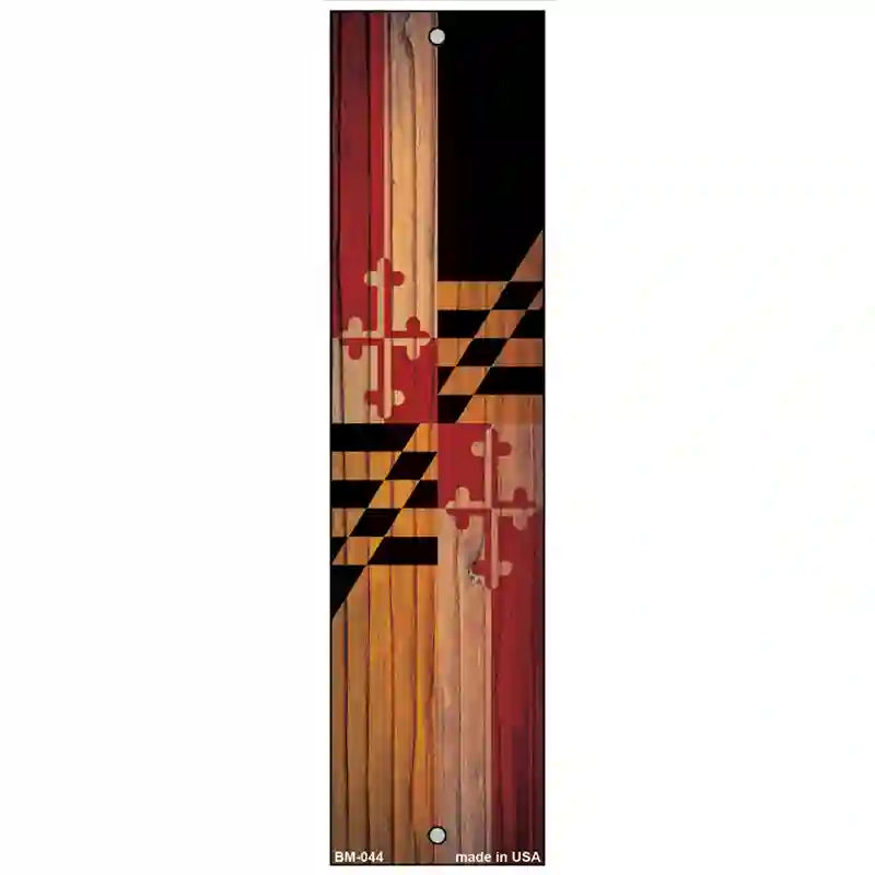 Maryland Flag Novelty Metal Bookmark BM-044