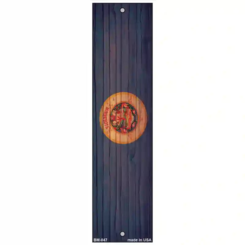 Minnesota Flag Novelty Metal Bookmark BM-047