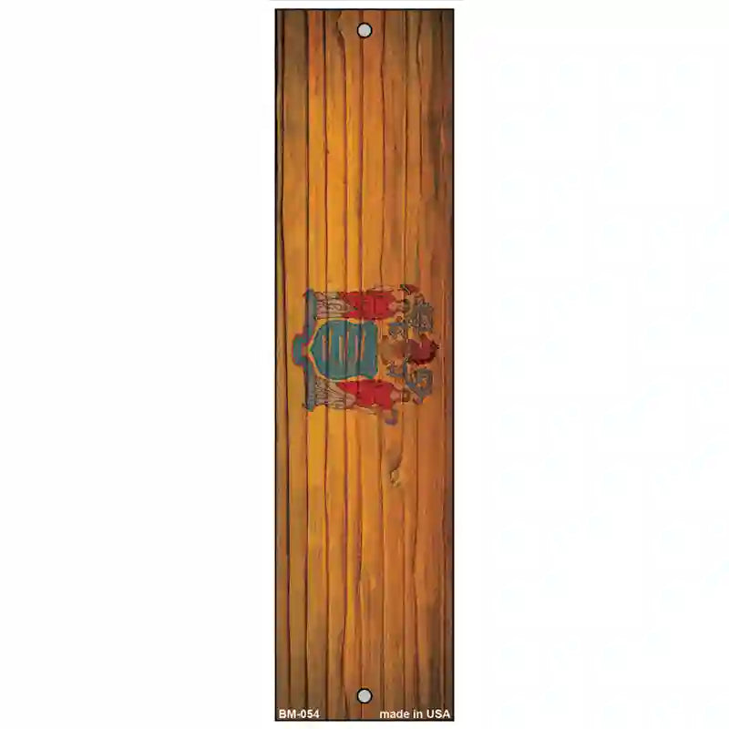 New Jersey Flag Novelty Metal Bookmark BM-054