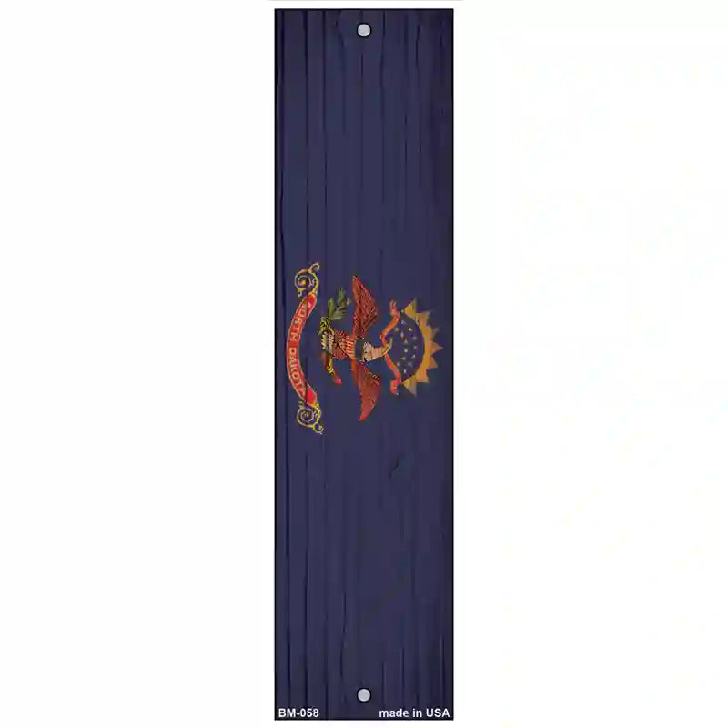 North Dakota Flag Novelty Metal Bookmark BM-058