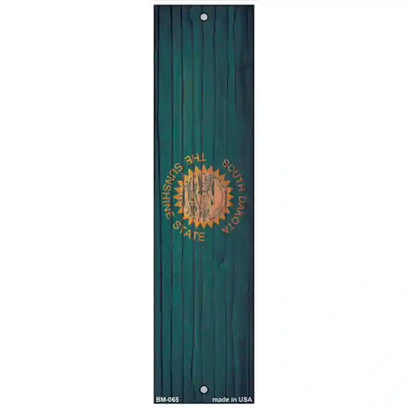 South Dakota Flag Novelty Metal Bookmark BM-065