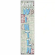 Happy Winter Novelty Metal Bookmark BM-095