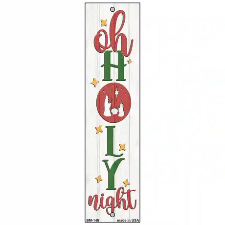 Oh Holy Night White Novelty Metal Bookmark BM-146