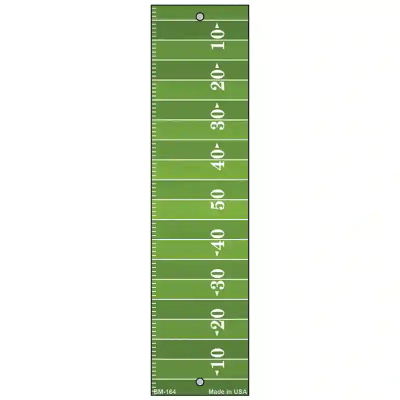 Football Field Novelty Metal Bookmark