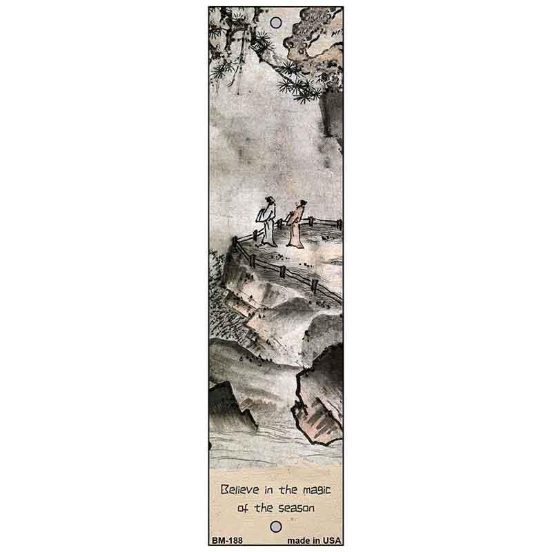Clifftop Conversation Novelty Metal Bookmark BM-188 1.5" x 6" Bookmark (BM)