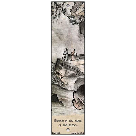 Clifftop Conversation Novelty Metal Bookmark BM-188 1.5" x 6" Bookmark (BM)