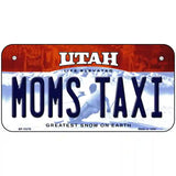 Moms Taxi Utah Metal Novelty License Plate 6" x 3" (BP)