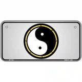 Yin And Yang Novelty Metal License Plate 6" x 3" (BP)