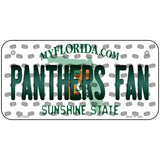 Panthers Fan Florida Novelty Metal License Plate 6" x 3" (BP)