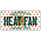 Heat Fan Florida Novelty Metal License Plate 6" x 3" (BP)