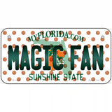 Magic Fan Florida Novelty Metal License Plate 6" x 3" (BP)