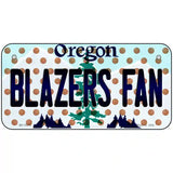 Blazers Fan Oregon Novelty Metal License Plate 6" x 3" (BP)