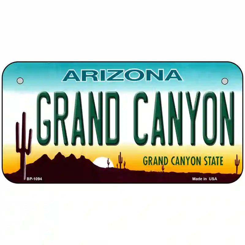 Grand Canyon Arizona Novelty Metal License Plate 6" x 3" (BP)