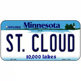 St Cloud Minnesota State Novelty License Plate 6" x 3" (BP)