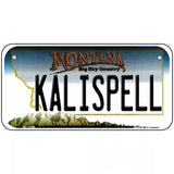Kalispell Montana State Novelty License Plate 6" x 3" (BP)