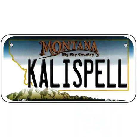 Kalispell Montana State Novelty License Plate 6" x 3" (BP)