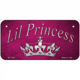 Lil Princess Novelty License Plate 6" x 3" (BP)