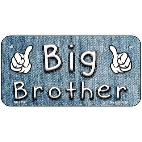 Big Brother Novelty License Plate 6" x 3" (BP)