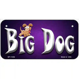 Big Dog Novelty License Plate 6" x 3" Bicycle (BP)