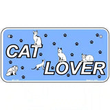 Cat Lover Novelty Metal License Plate 6" x 3" (BP)