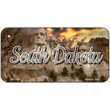 South Dakota Mt Rushmore Novelty Metal State License Plate 6" x 3" (BP)