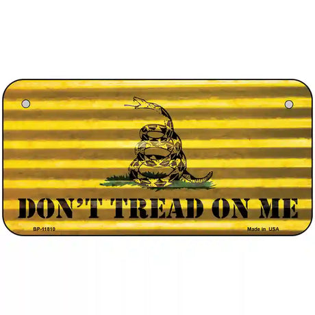 Dont Tread On Me Novelty License Plate 6" x 3" (BP)