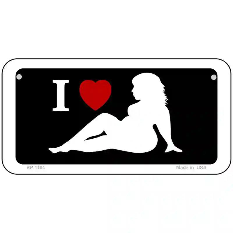 Full Figured Women Novelty Metal License Plate 6" x 3" (BP)