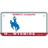 Wyoming Novelty Metal License Plate 6" x 3" (BP) / Yes