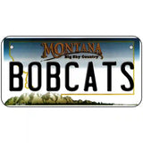 Bobcats Novelty Metal License Plate 6" x 3" (BP)
