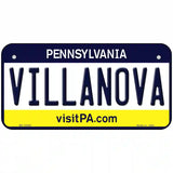 Villanova Novelty Metal License Plate 6" x 3" (BP)