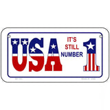 USA Still 1 Novelty Metal License Plate 6" x 3" (BP)