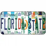 Florida State Strip Art Novelty Metal License Plate Tag 6" x 3" Bicycle (BP)