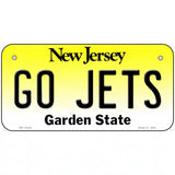 Go Jets Novelty Metal License Plate Tag 6" x 3" (BP)