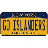 Go Islanders Novelty Metal License Plate Tag 6" x 3" (BP)