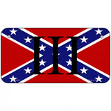 3 Percenter Confederate Novelty Metal License Plate Tag 6" x 3" (BP)