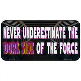 The Dork Side Novelty Metal License Plate Tag 6" x 3" Bicycle (BP)