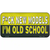 Im Old School Novelty Metal License Plate Tag 6" x 3" Bicycle (BP)