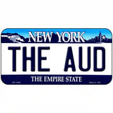 The Aud NY Blue Novelty Metal License Plate Tag 6" x 3" Bicycle (BP)