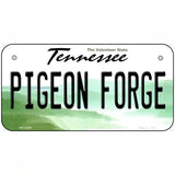 Pigeon Forge Tennessee Novelty Metal License Plate Tag 6" x 3" Bicycle (BP)
