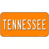 Tennessee Orange Novelty Metal License Plate Tag 6" x 3" Bicycle (BP)