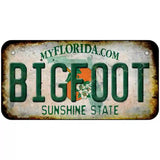 Bigfoot Florida Novelty Metal License Plate Tag 6" x 3" Bicycle (BP)