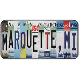 Marquette MI Strip Art Novelty Metal License Plate Tag 6" x 3" Bicycle (BP)